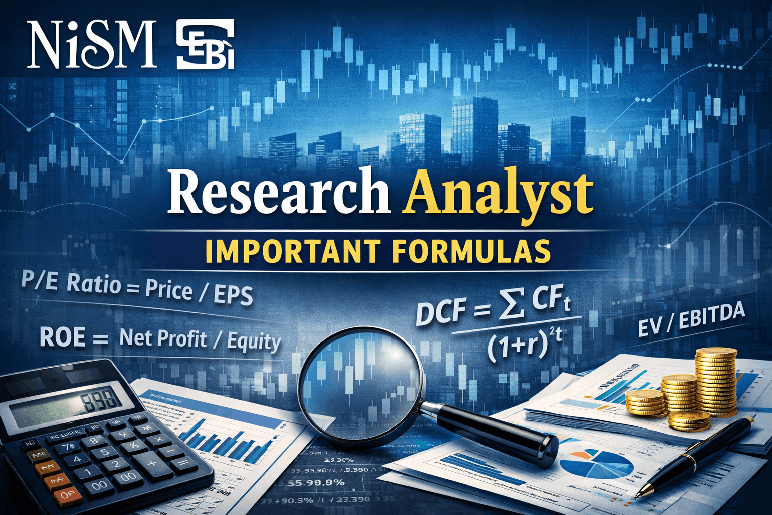Research Analyst Important Formula List 2026 (Simple Guide for Beginners & NISM Exam)